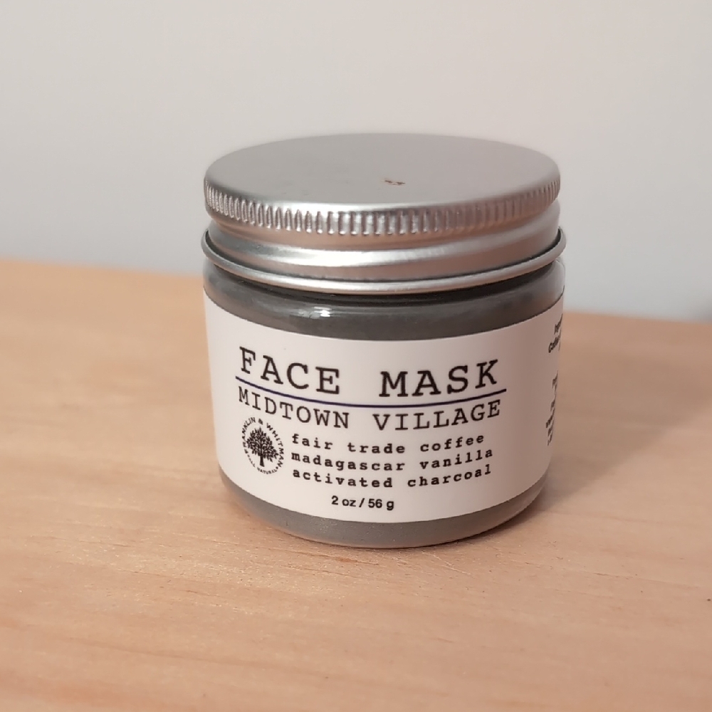 NWT Franklin & Whitman Midtown Village Face Mask - Charcoal 2 oz